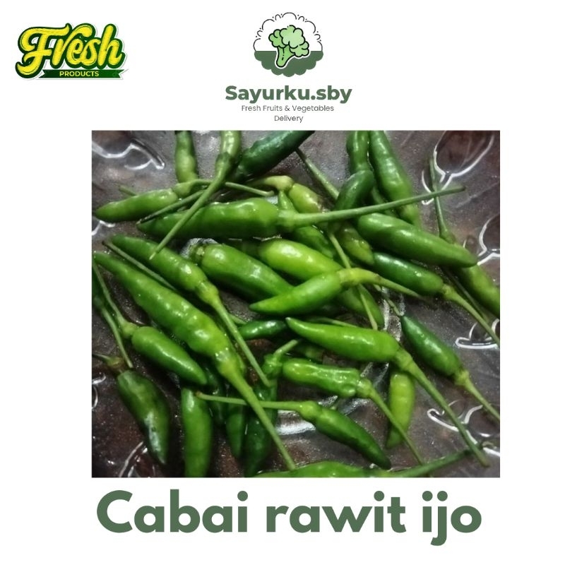 

Sayurku.sby ( Bisa kirim instan )Cabai Rawit Ijo/ Rawit acar