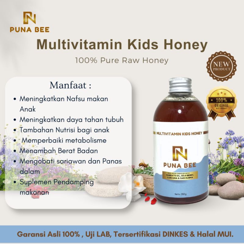

PUNABEE MADU ANAK MULTIVITAMIN KIDS 350GR