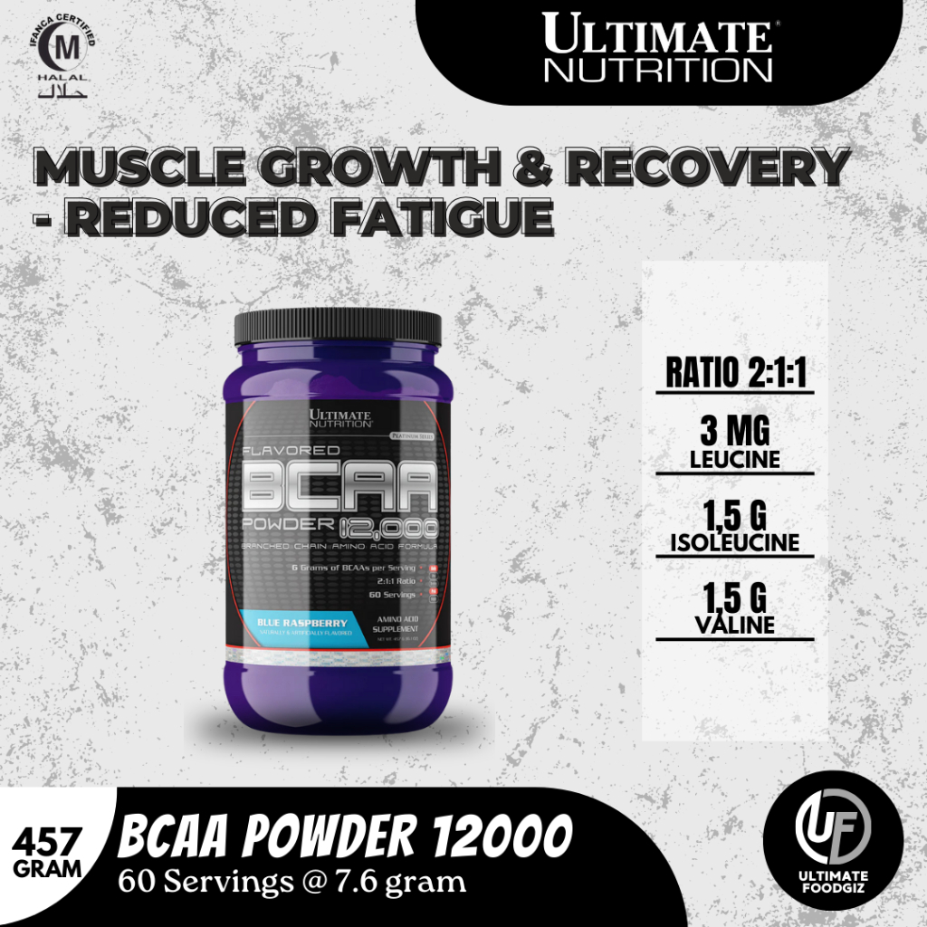 BCAA POWDER 12000  ULTIMATE NUTRITION BLUE RASPBERRY