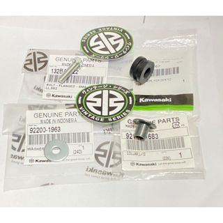 1 SET KARET BREKET PLAT NOMER NINJA SS 1167 - 1963 - 1683 - 132BA0622 karet damper breket plat nomer