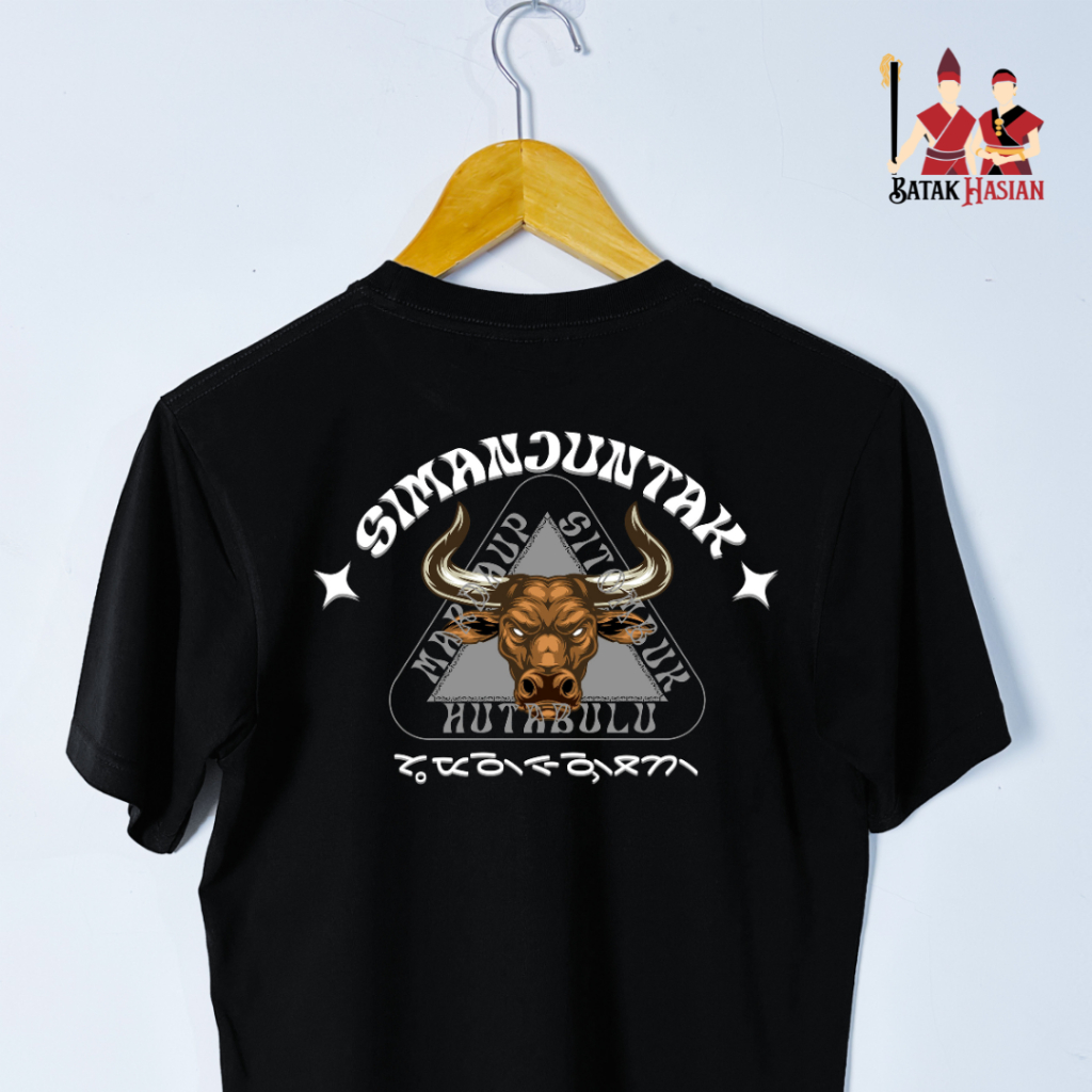 SIMANJUNTAK (Versi 2) - Kaos Marga Batak  - Katun premium 100% - Batak Hasian Official Store
