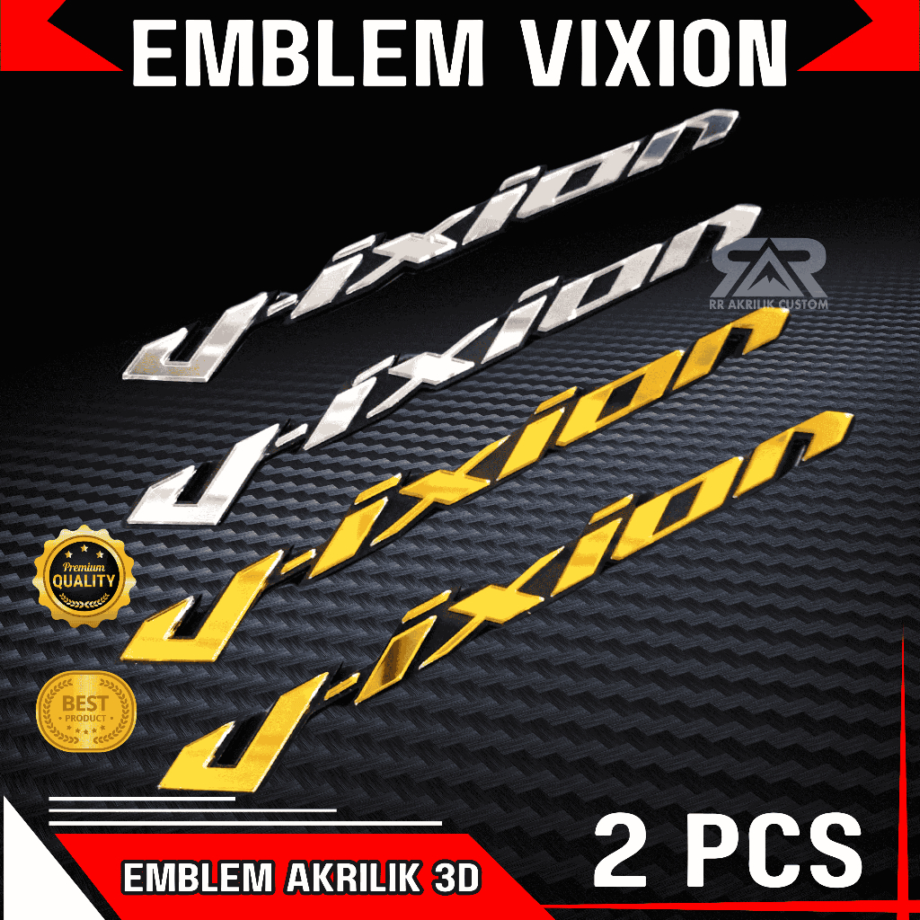 Emblem Vixion Akrilik 3D