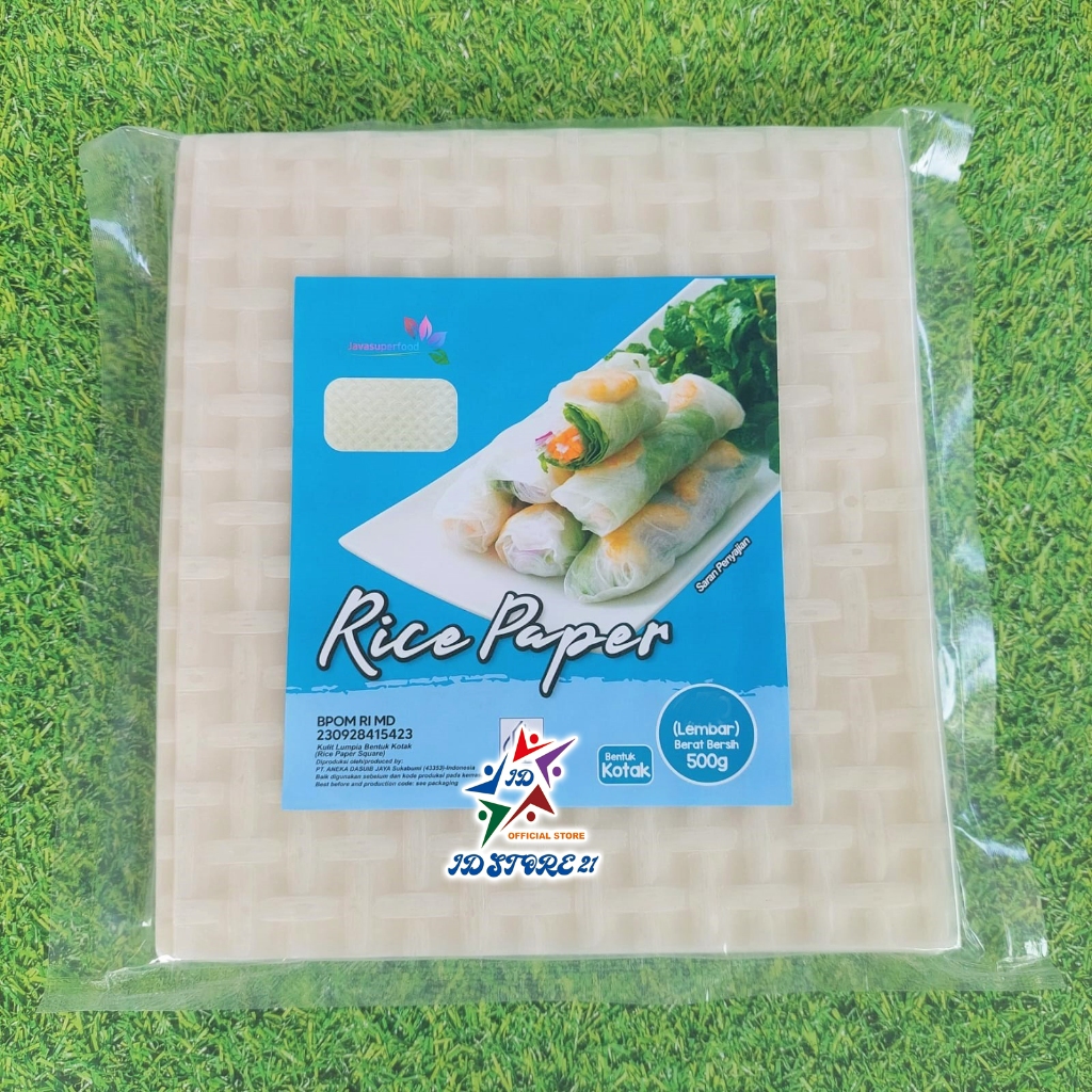 

Ssl09 HALAL - RICE PAPERS 40 Lembar Kulit Lumpia rice papers - JAVA SUPER FOOD