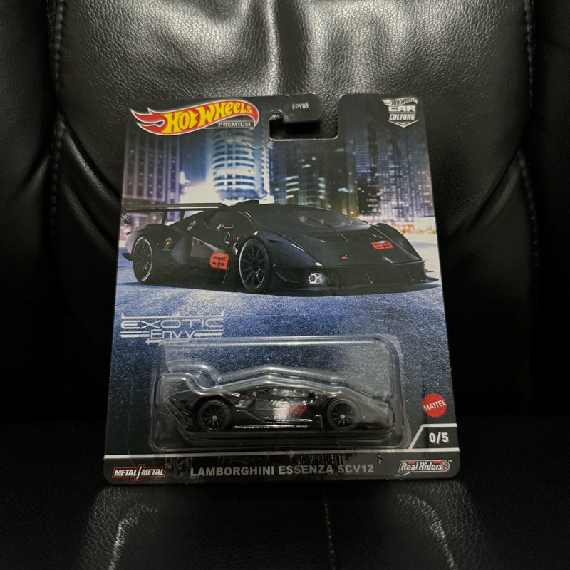 Hot Wheels Premium Exotic Envy Lamborghini Essenza ScV12 chase 0/5 error