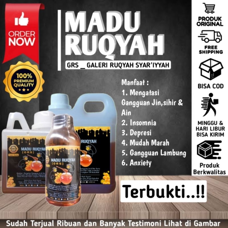 

MADU RUQYAH | GRS | UNTUK MEDIS & NON MEDIS