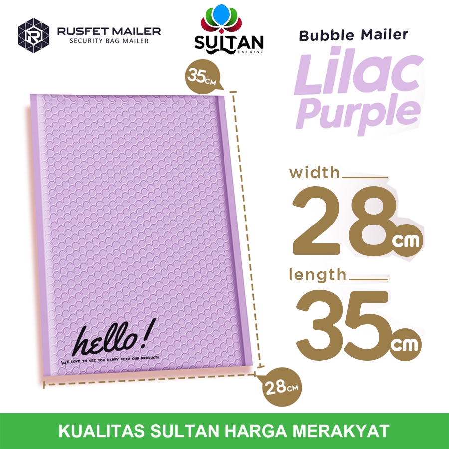 

AMPLOP BUBBLE POLYBUBBLE | MURAH LIGHT PURPLE 28X35CM
