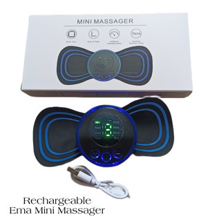 Alat Pijat EMS Mini elektrik rechargeable Model Kupu kupu alat terapi