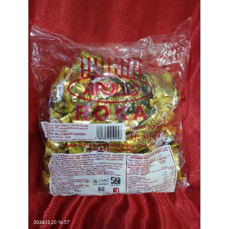 

ROKA APOLLO COKLAT 300GR ISI 50PCS SNACKS TERLARIS ENAK RENYAH