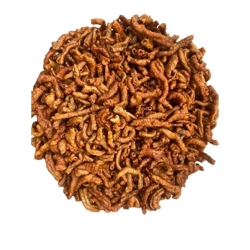 

Keripik Usus Ayam Crispy Pedas Daun Jeruk 100grm