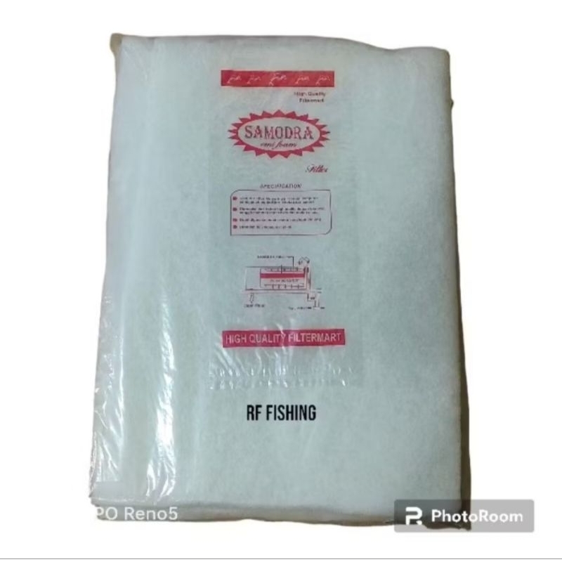 Kapas Busa Filter Aquarium 200x100cm Jumbo/Kapas Waterium Kolam Super Tebal