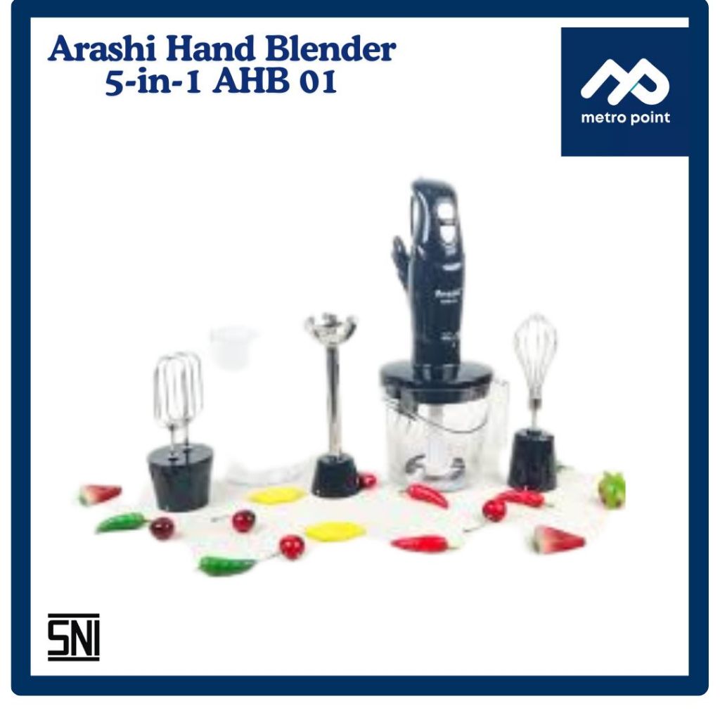 Arashi Hand Blender 5-in-1 AHB 01/Blender celup