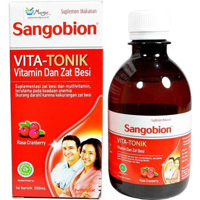SANGOBION SIRUP VITATONIK ANTI ANEMIA - 250 ML DAN 400 ML
