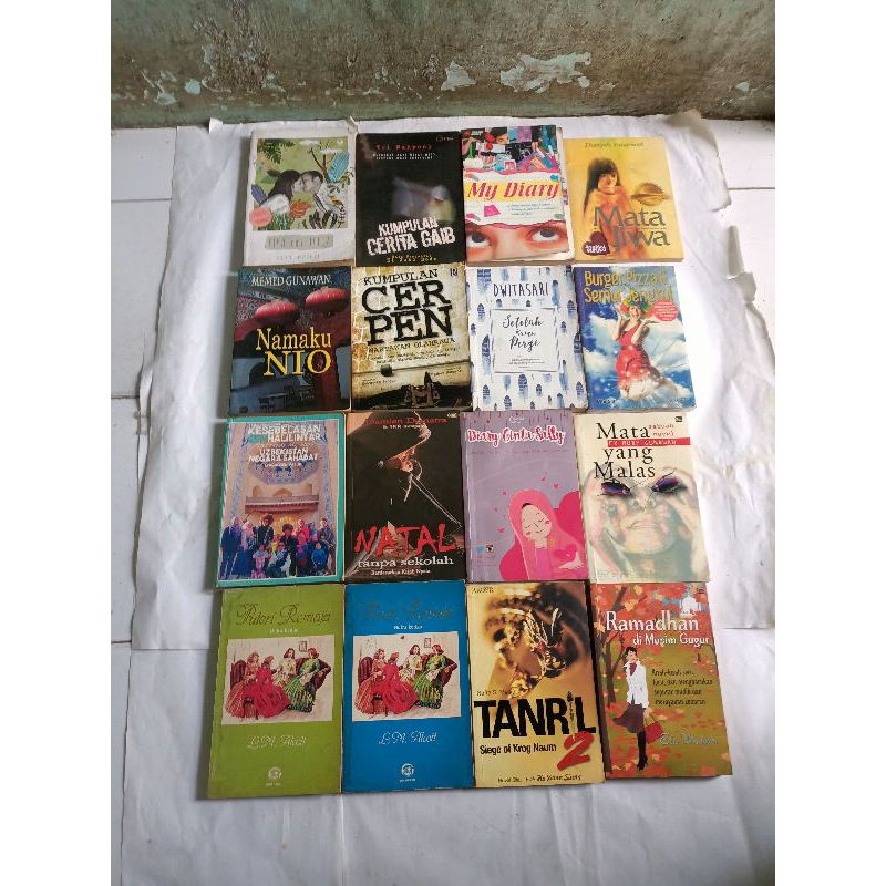 novel FIRA DAN HAFEZ, KUMPULAN CERITA GAIB, MY DIARY, MATA JIWA, NAMAKU NIO, KUMPULAN CERPEN, SETELA