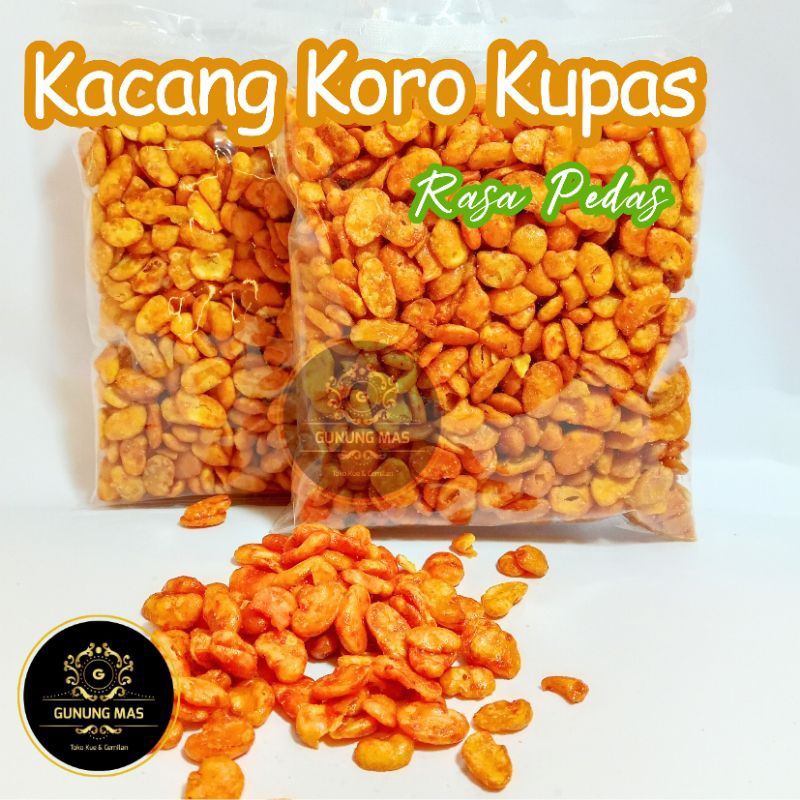 

Kacang Koro Kupas Pedas Berat 500 gr / Kacang Koro Pedes / Snack Kiloan