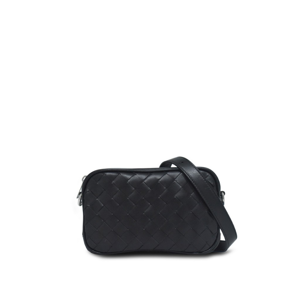 BOTTEGA VENETA Mini intrecciato camera bag