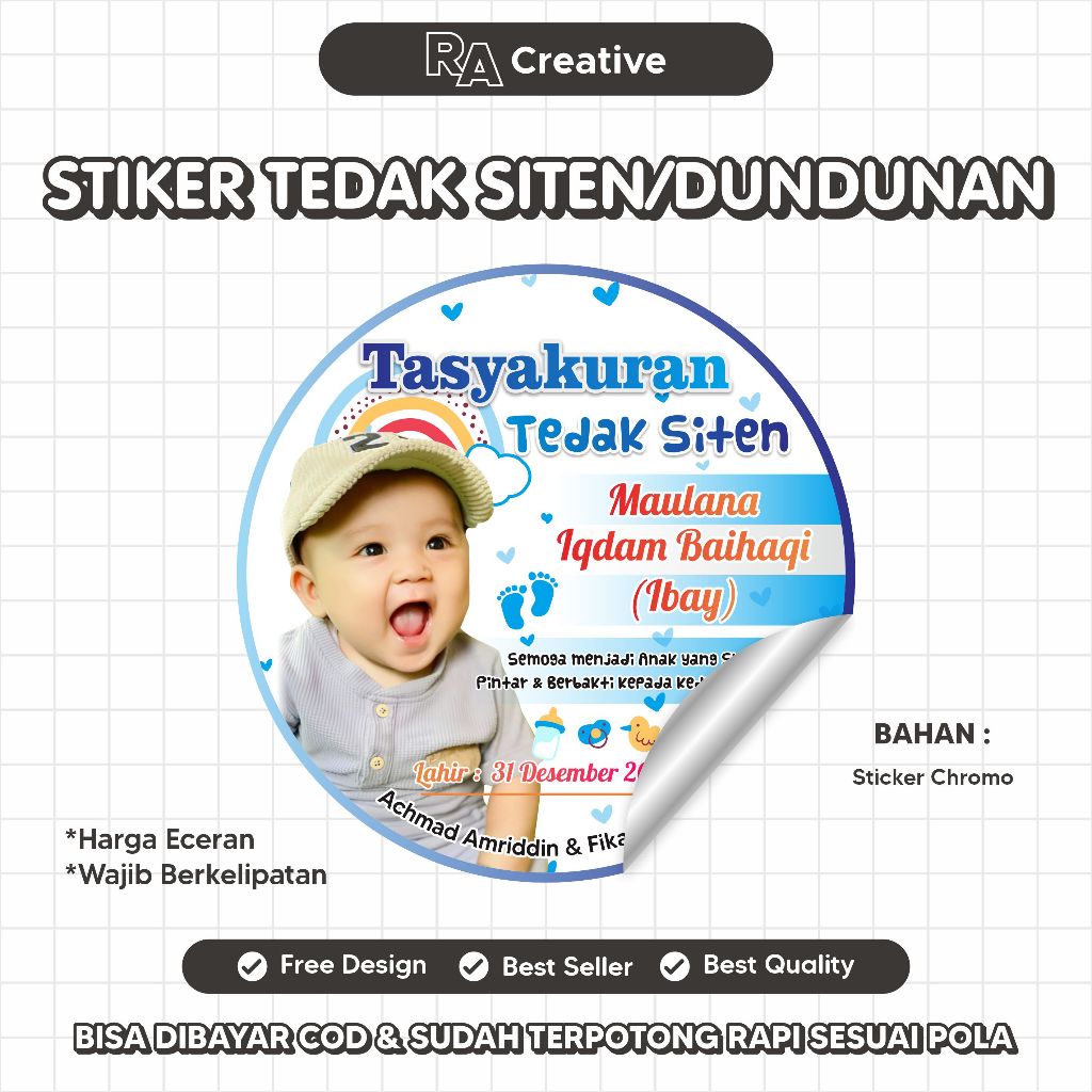 

Stiker Dundunan / Stiker Tedak Siten (Eceran)