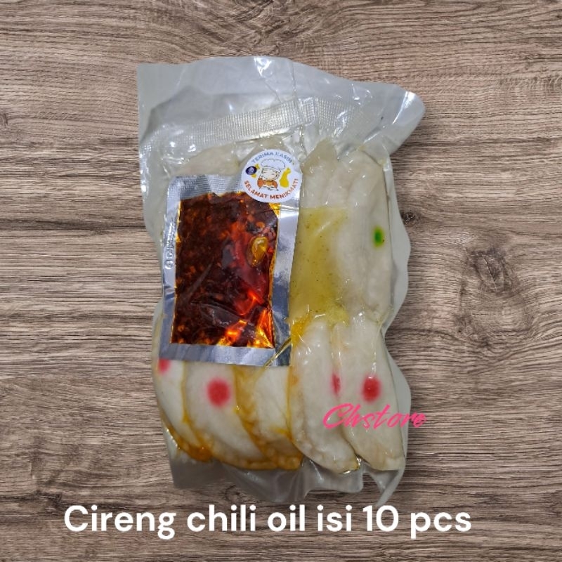 

CIRENG CHILI OIL ISI AYAM / KEJU ( 10 PCS / BUNGKUS )