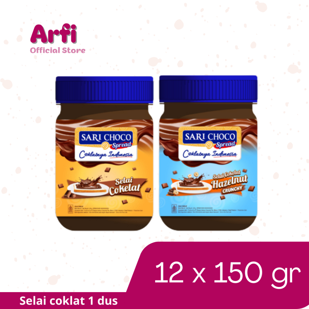 

Sari Choco Spread kemasan jar 1 kardus