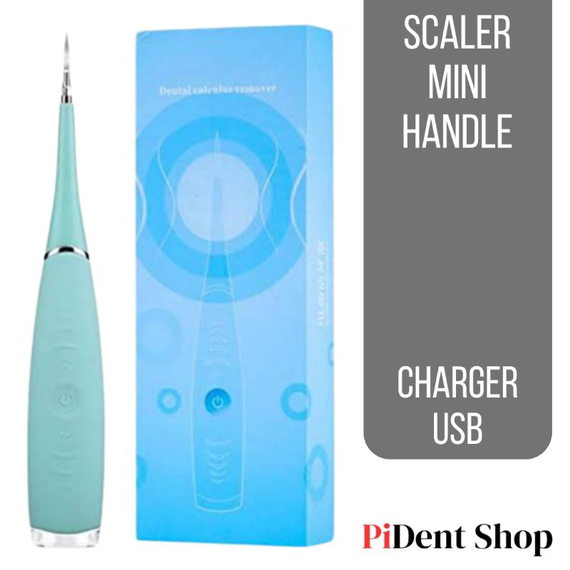 Scaler ultrasonic pembersih karang gigi electric charger mini scaler