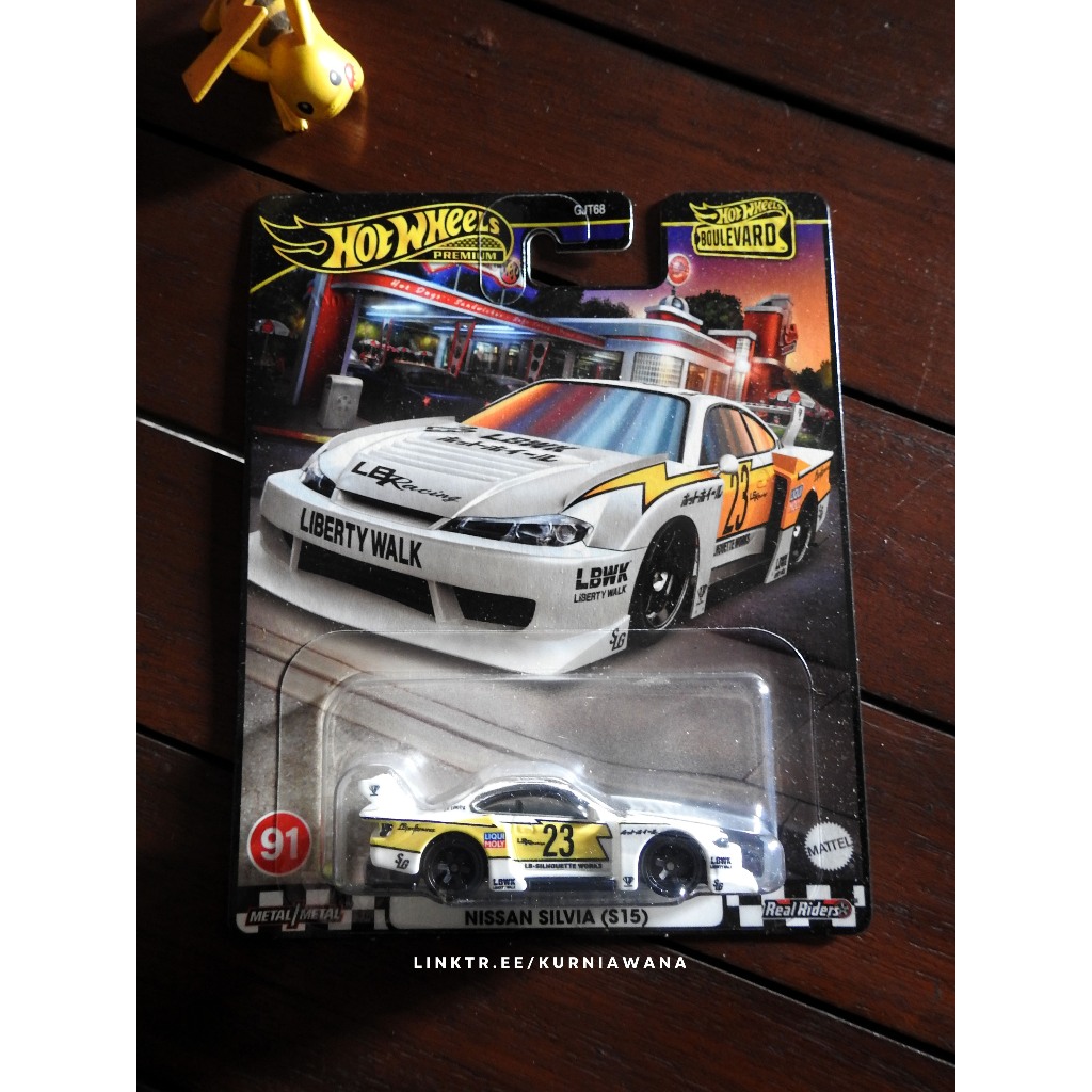 Hotwheels premium LB Super Silhouette Nissan Silvia S15 Hot wheels LBWK putih HW Boulevard japan car