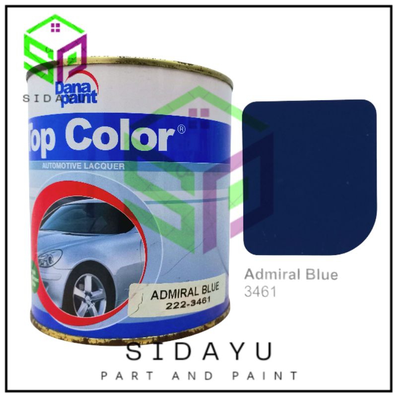 Cat NC Duco Dana Paint Top Color Admiral Blue 3461 Eceran