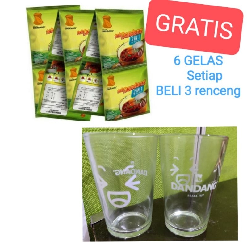 

TEH DANDANG CELUP 2 IN 1 RENCENG ( GRATIS 6 GELAS TIAP BELI 3 RENCENG )