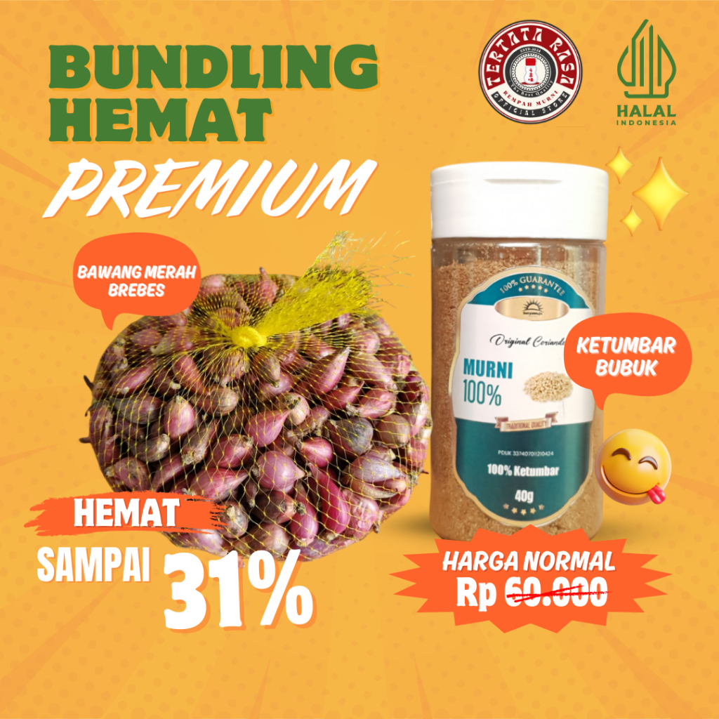 

BAWANG MERAH BREBES BUNDLING KETUMBAR BUBUK