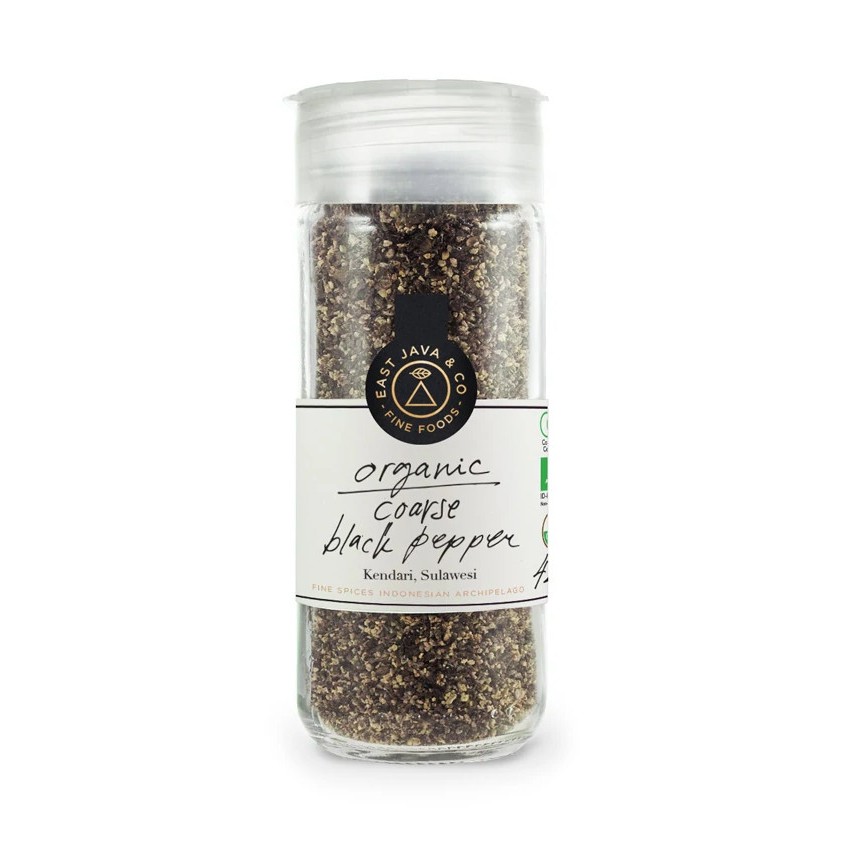 

lada merica hitam remah coarse crushed black pepper east java & co 55