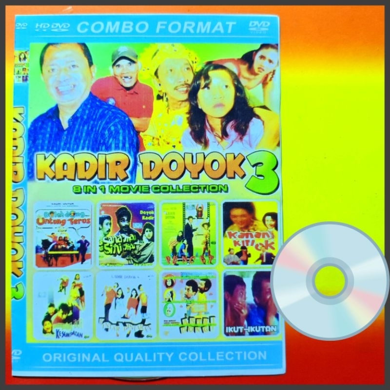 Kaset Film Indonesia Jadul Koleksi Komedi Kadir & Doyok Vol. 03 Pilihan Terlaris isi 8 Judul