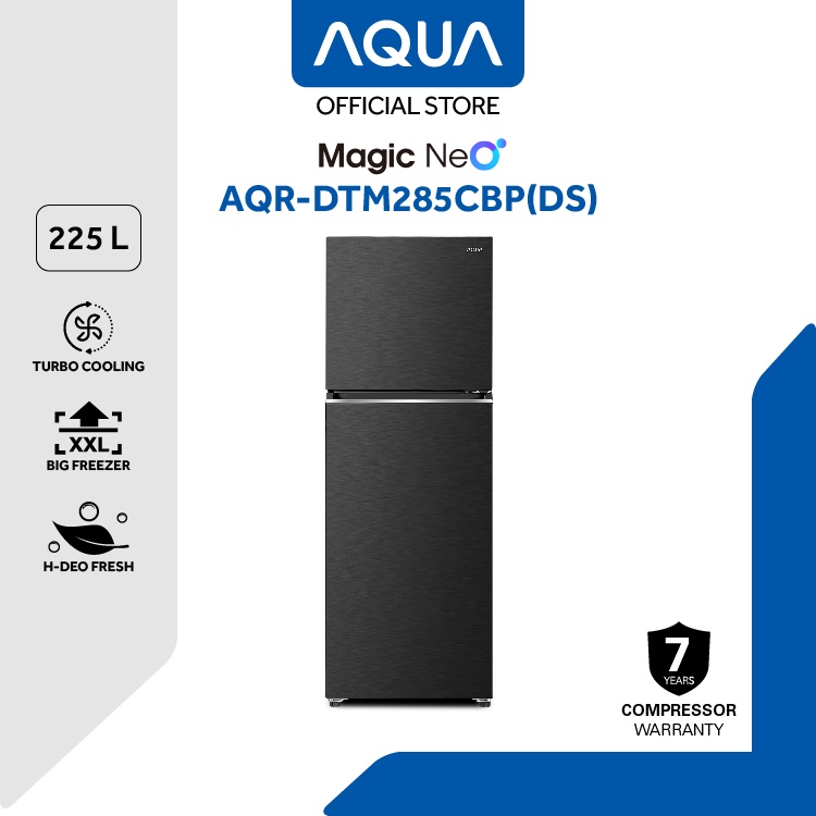 AQUA Kulkas 2 Pintu 225L AQR-DTM285CBP