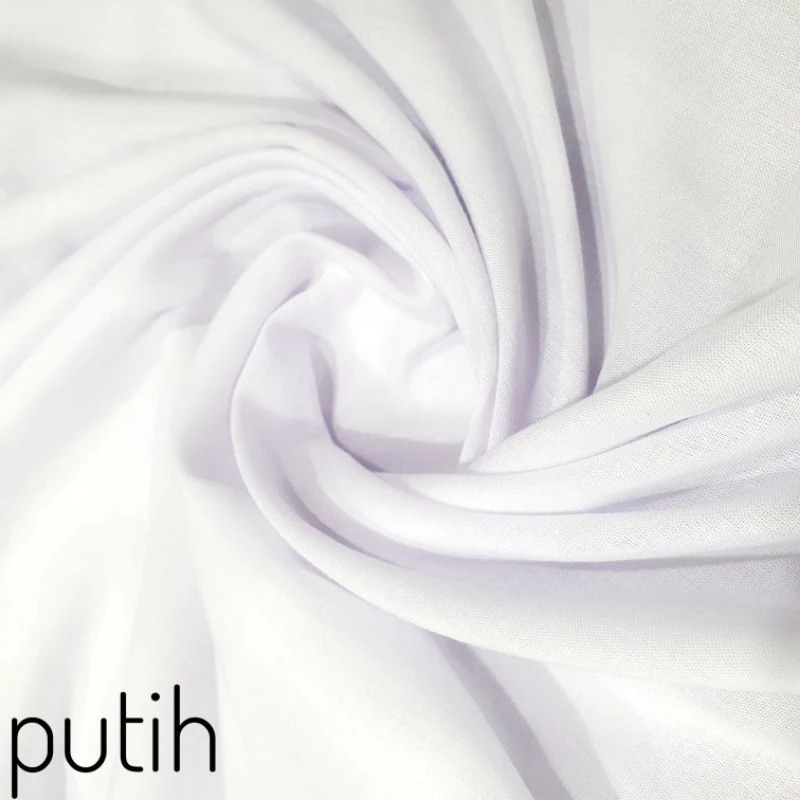 Kain Hero/Furing Premium Warna Putih Furing untuk bahan seragam PGRI (per 0.5 Meter)