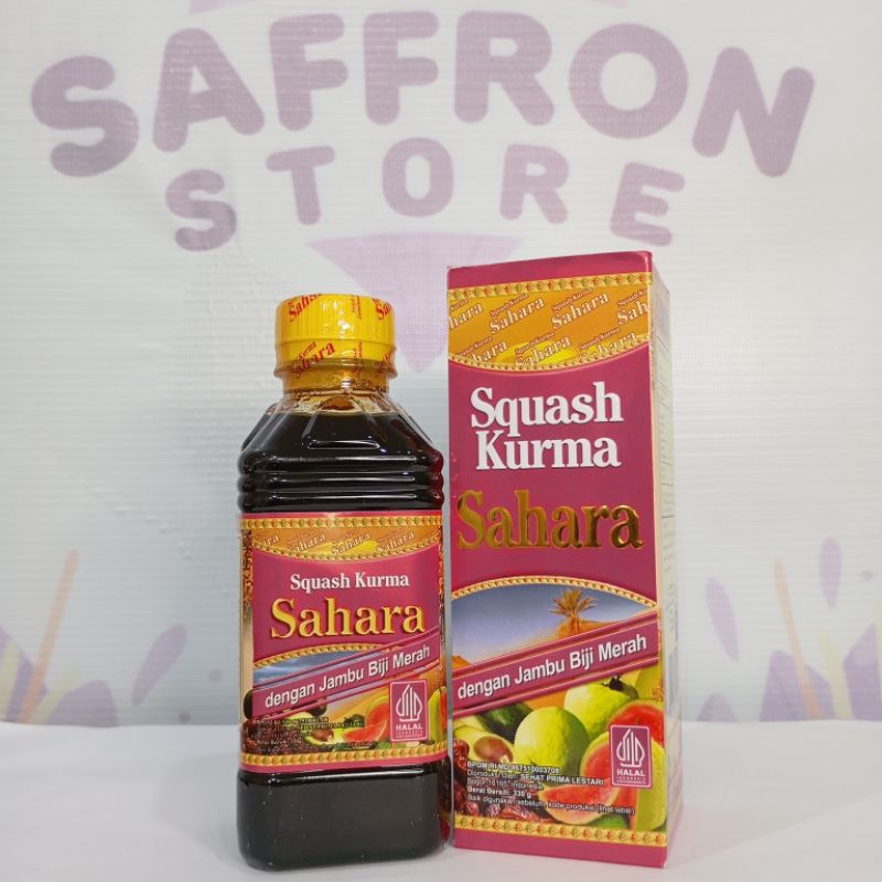 

Squash Kurma Sahara Jambu Biji Merah 330Gram