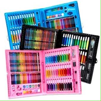 

HJK OFS CRAYON ISI 160PCS CRAYON ANAK SET LENGKAP ART SET MEWARNAI
