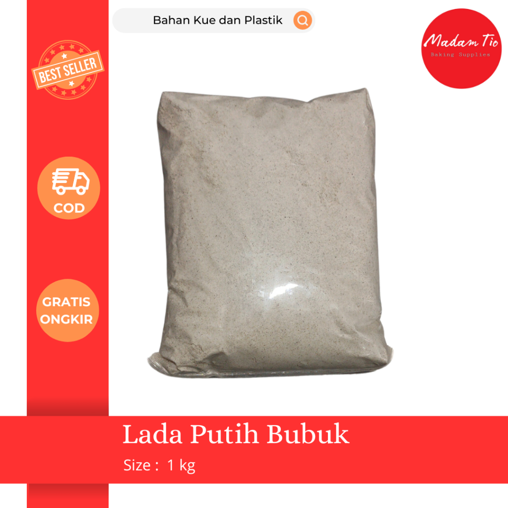 

Lada Putih Bubuk 1kg 1 pcs