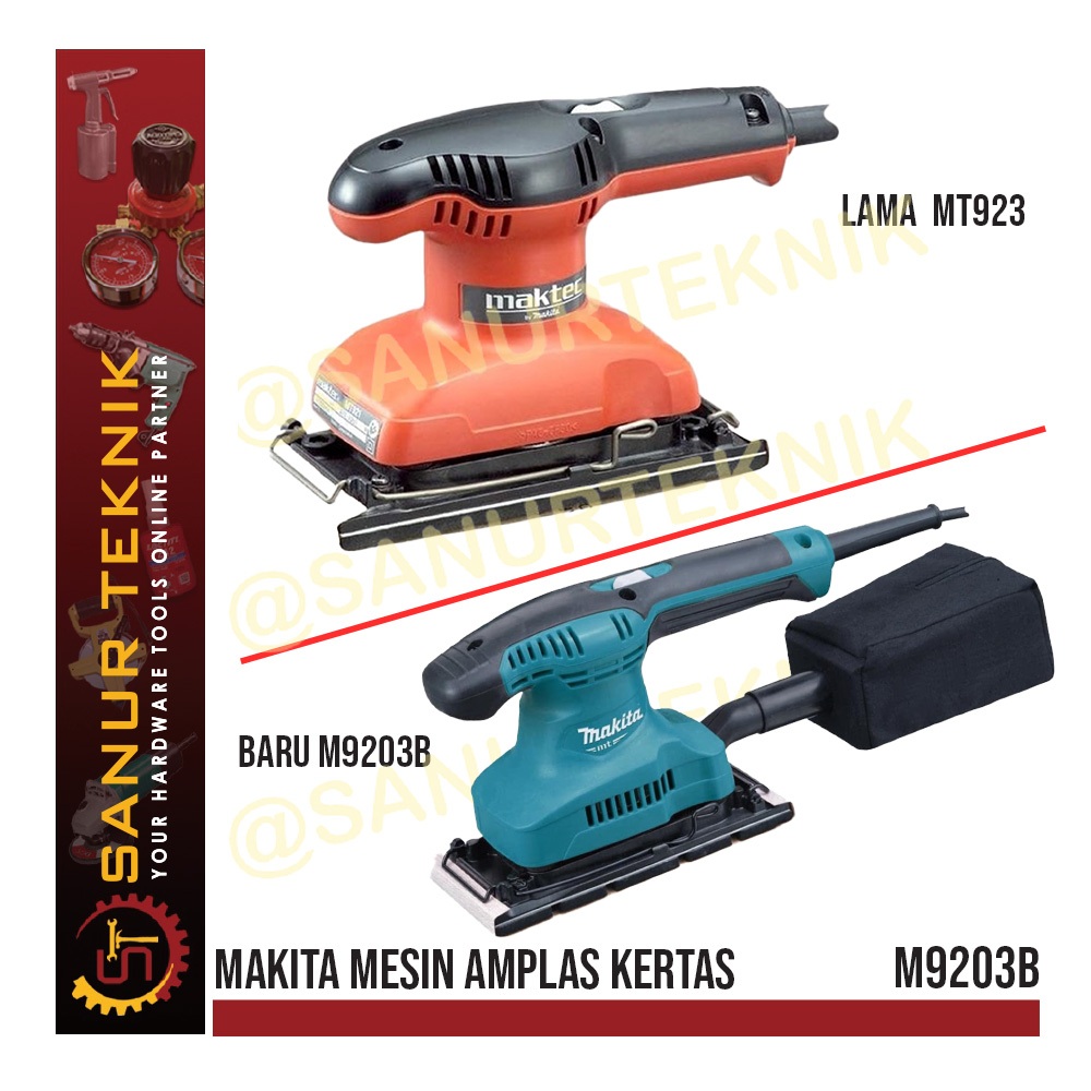 MAKTEC MT923 MT 923 MT-923 Finishing Sander / Mesin Amplas 93x185