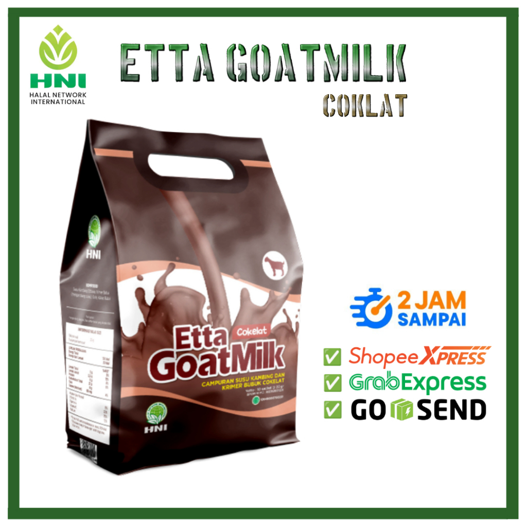 

Etta GoatMilk Coklat - EGM - Susu Kambing HNI HPAI