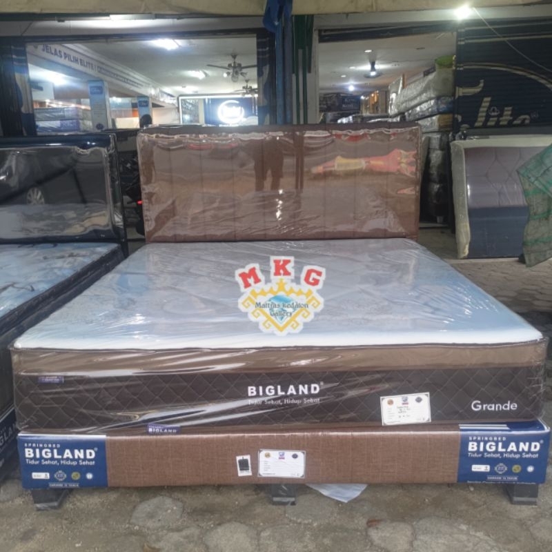Bigland Springbed Grande Foam encasement -dengan busa pinggir kasur bandar lampung