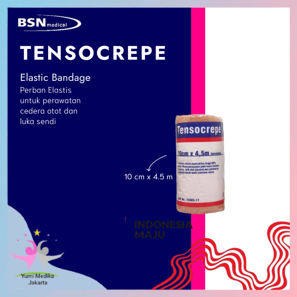 BSN Tensocrepe Perban Elastis/Verban ROLL- PERBAN COKLAT-VERBAN 4 inch