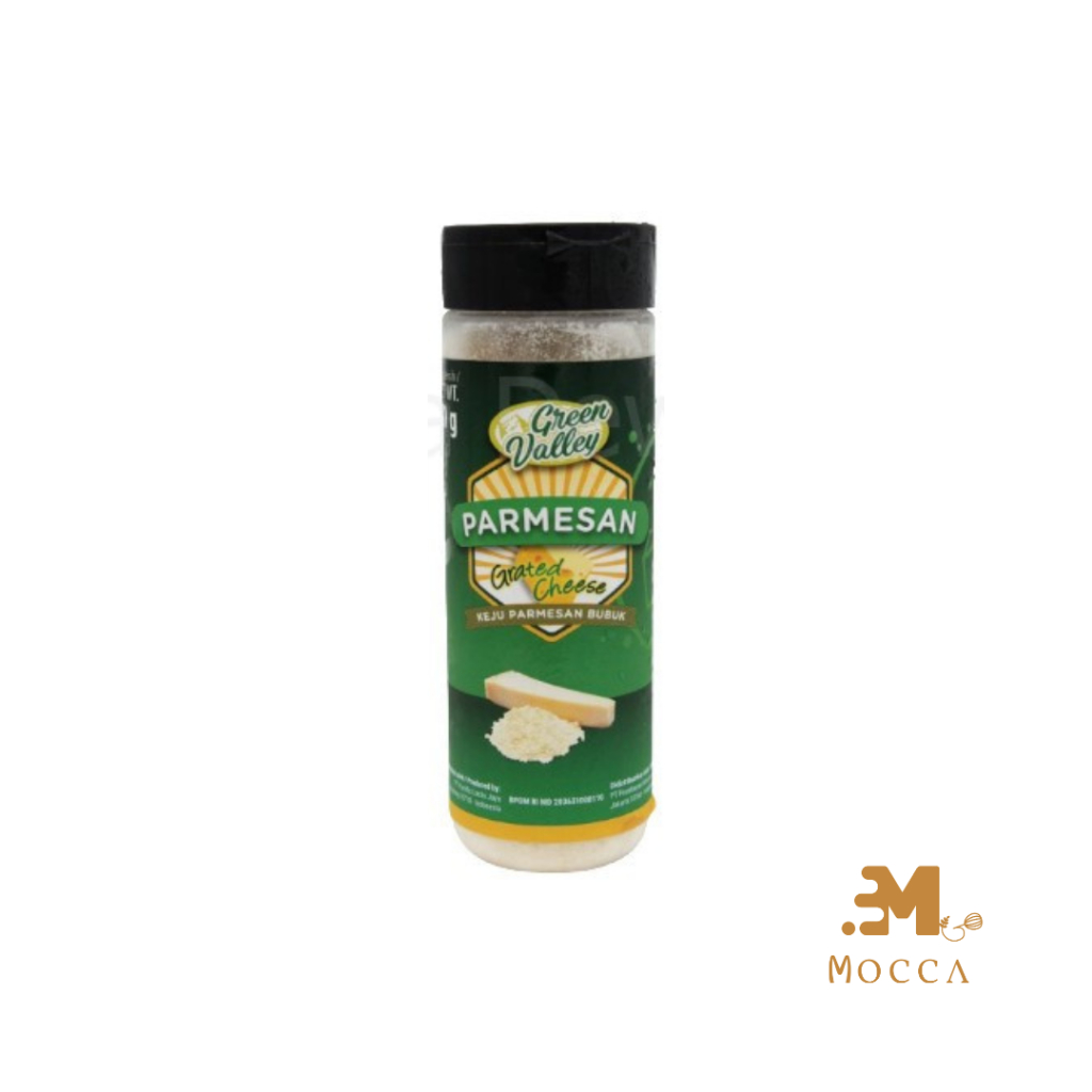 

GREEN VALLEY KEJU PARMESAN BUBUK 80GR