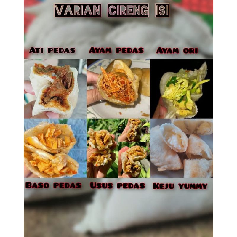 

Varian Cireng Isi Pedas