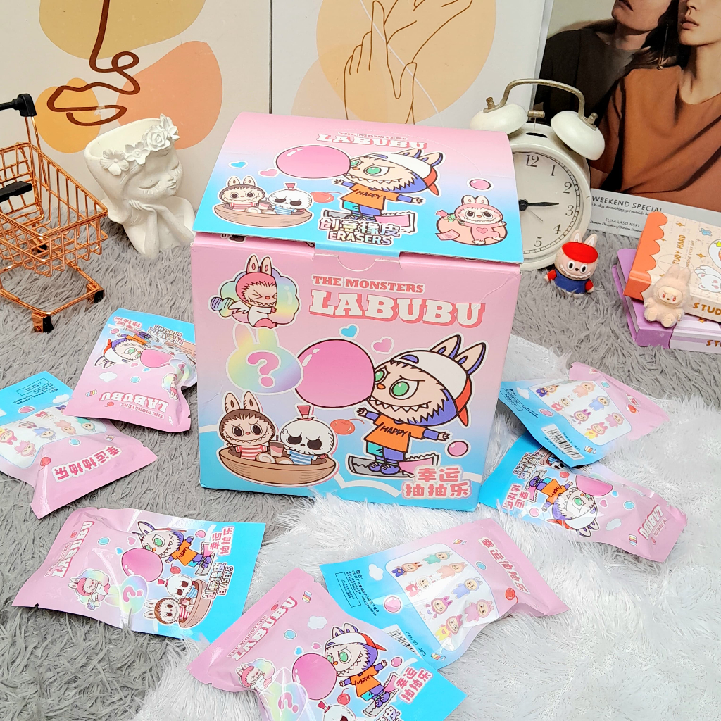 

Penghapus Mystery LABUBU Cute Lucu 1 PCS Favorit Anak Terlaris / Penghapus Misteri Bag Labubu 1 Piece Harga Termurah Alat Tulis Stationary Fancy Kekinian Kualitas Terbaik Bisa Grosir dan COD