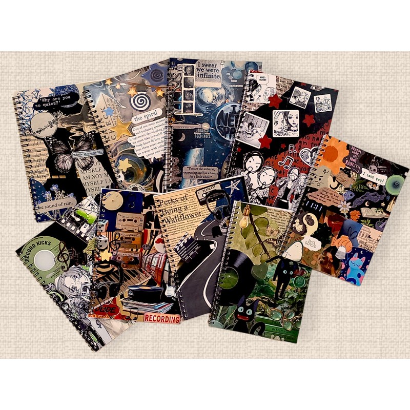 

NoteBook Spiral A5 Aesthetic Japan / Buku Catatan Sekolah Buku Lucu-POLOS