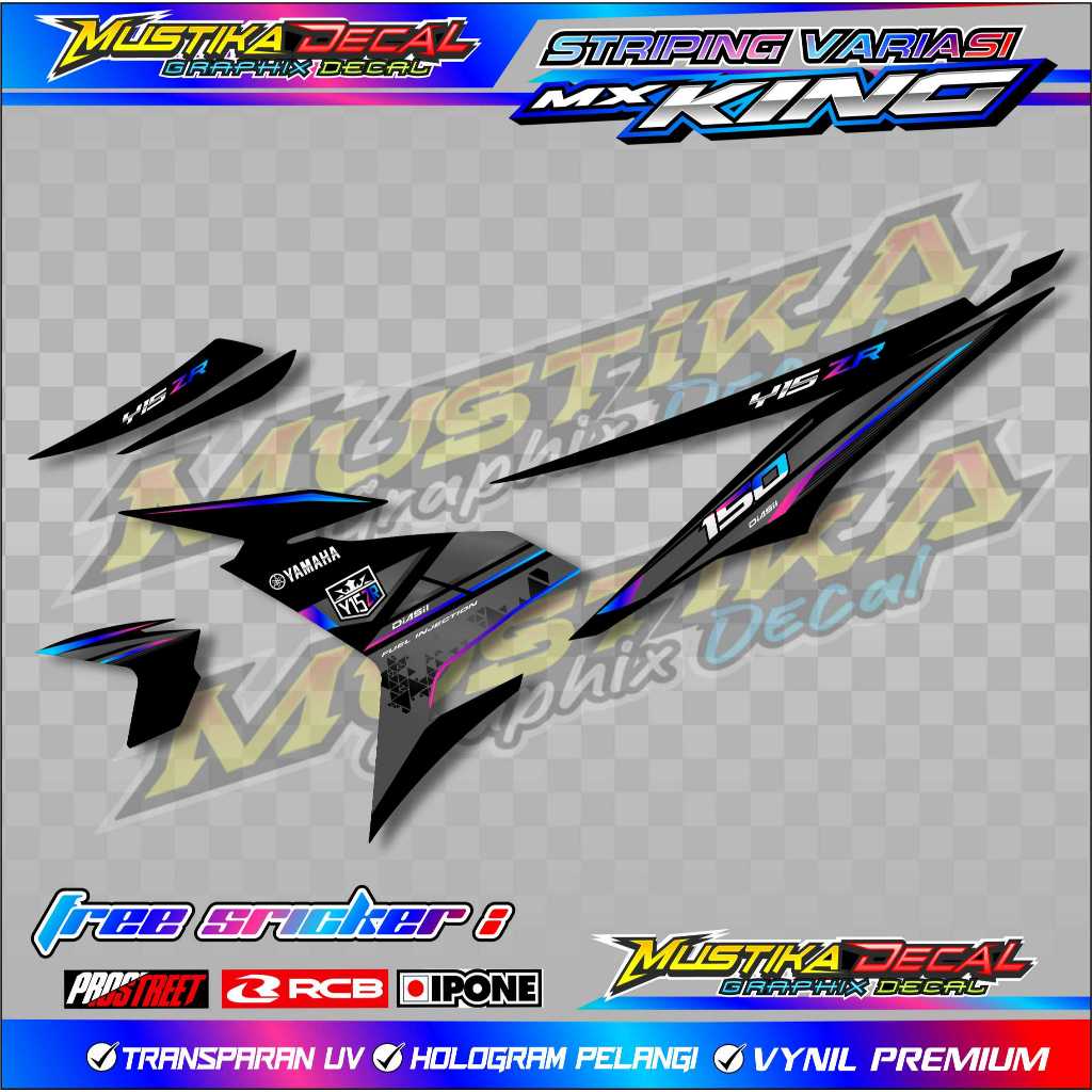 STRIPING VARIASI YAMAHA JUPITER MX KING / STICKER LIST VARIASI MOTOR JUPITER MX KING