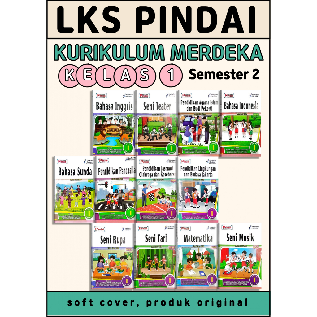 LKS PINDAI (ARYA DUTA) KELAS 1 SEMESTER 2 KURIKULUM MERDEKA (2024)