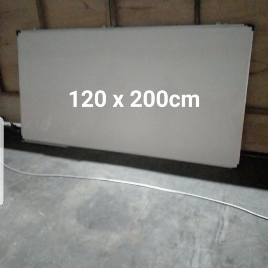 

papan tulis whiteboard gantung 120x200 cm