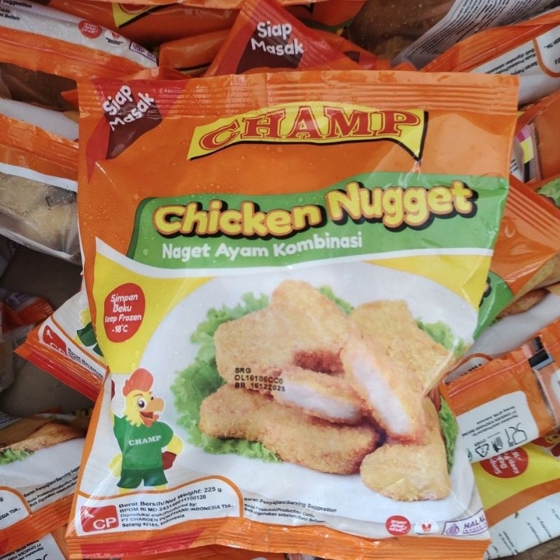 

Champ nuget ayam 225gr New packing