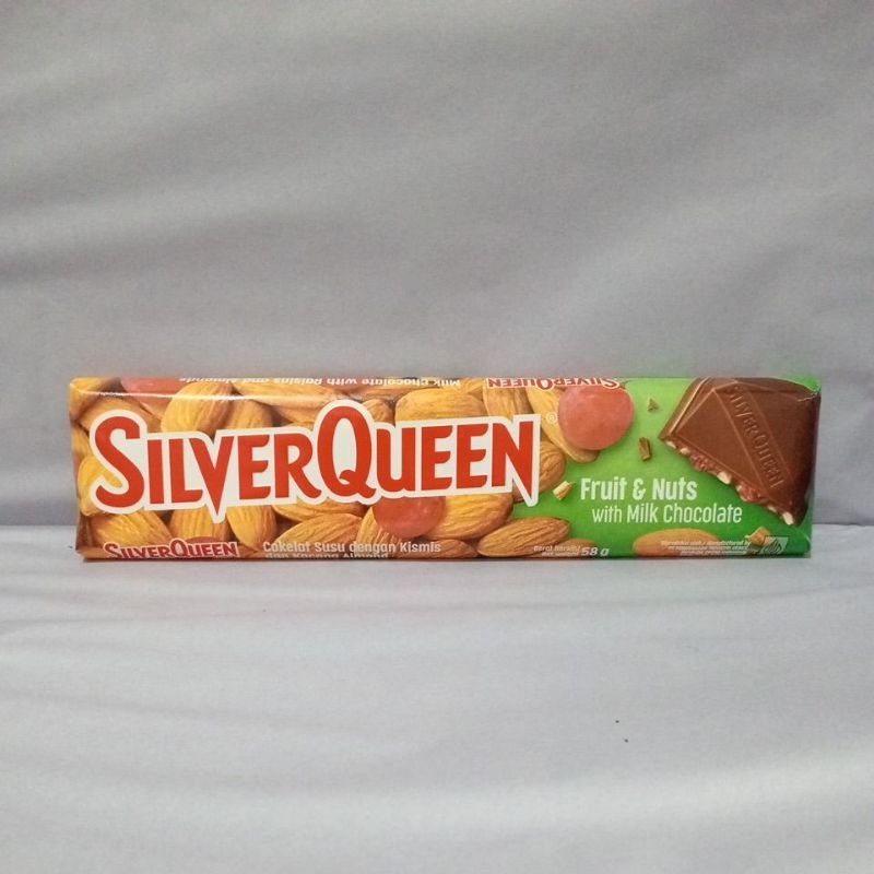 

Silver Queen Fruit & Nuts With Milk Chocolate 58g