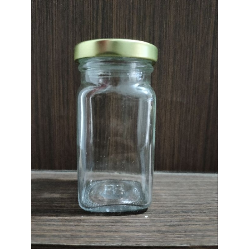 toples kaca 100ml, botol jar 100ml, botol toples 100ml