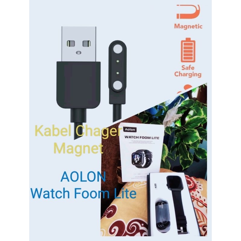 AIG Aolon Watch Foom Lite 2 Smart Watch Kabel Charger Smartwatch Aolon GTR FoomLite 2 Foom Lite2