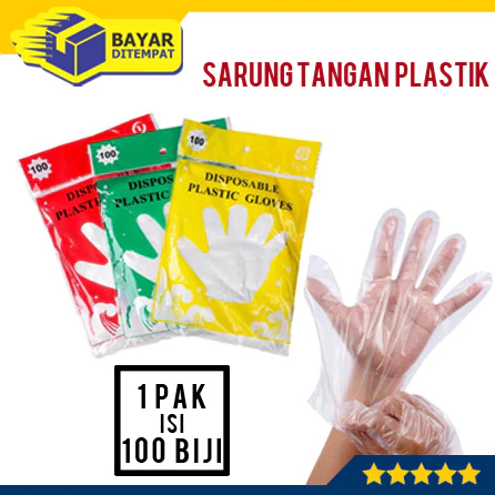 

SARUNG TANGAN plastik isi 100 pcs